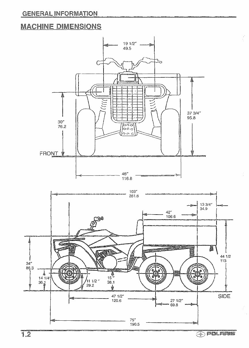 1998-1999 Polaris Big Boss 6x6 ATV Repair Manual preview img 8