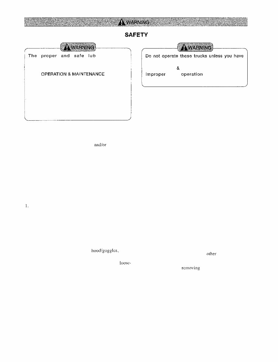 Caterpillar (CAT) P3000/P4000/P5000/P6000/P7000 Series Lift Trucks OEM Service & Repair Manual preview img 4