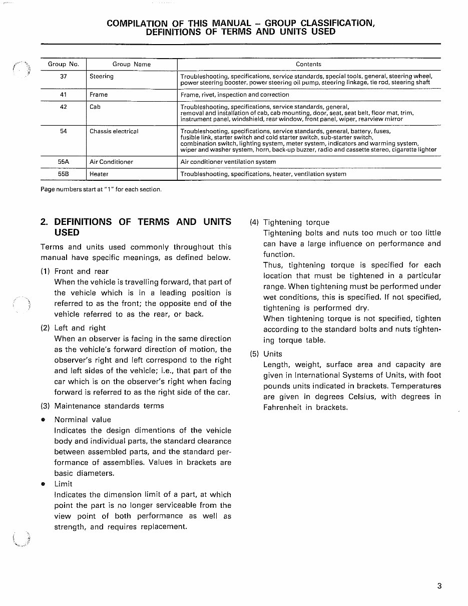 1990-1991 Mitsubishi Fuso FE/FG/FH/FK/FM Series Service & Repair Manual preview img 4
