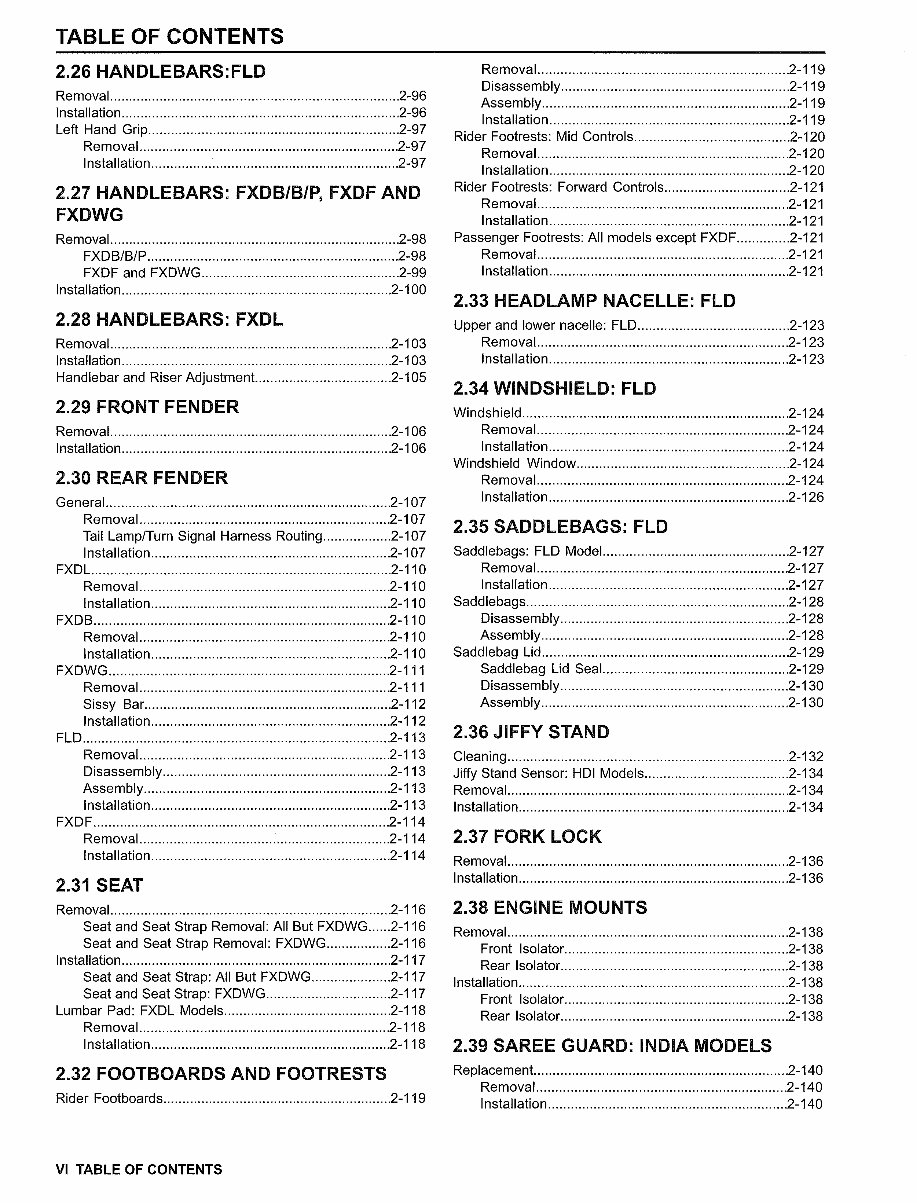2015 Harley-Davidson Dyna Models Service Manual OEM Service & Repair Manual preview img 10
