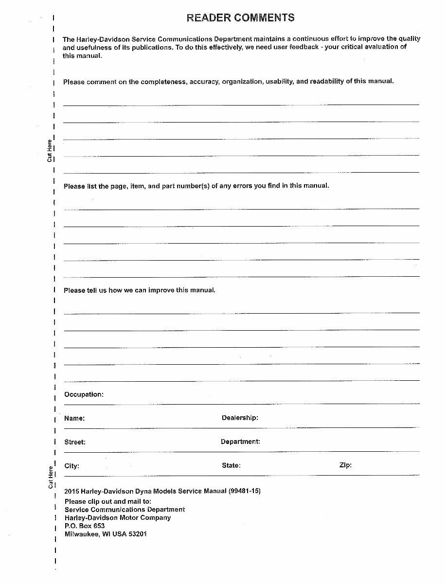 2015 Harley-Davidson Dyna Models Service Manual OEM Service & Repair Manual preview img 3
