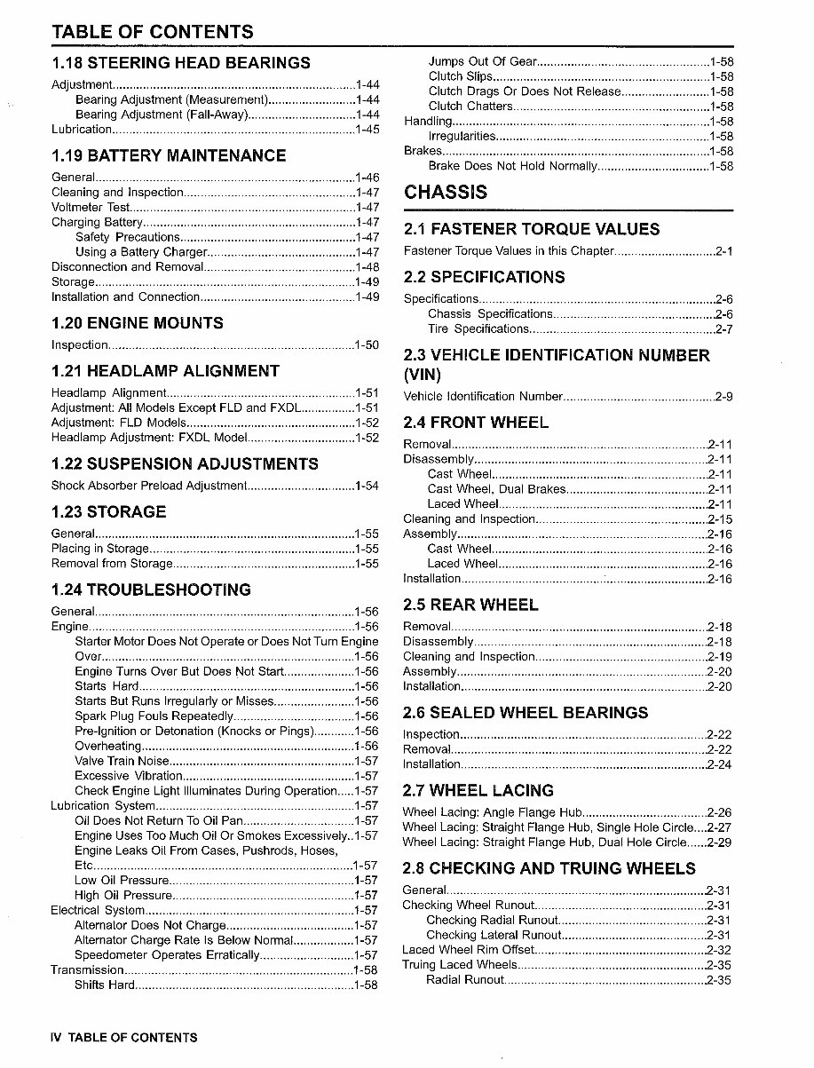 2015 Harley-Davidson Dyna Models Service Manual OEM Service & Repair Manual preview img 8