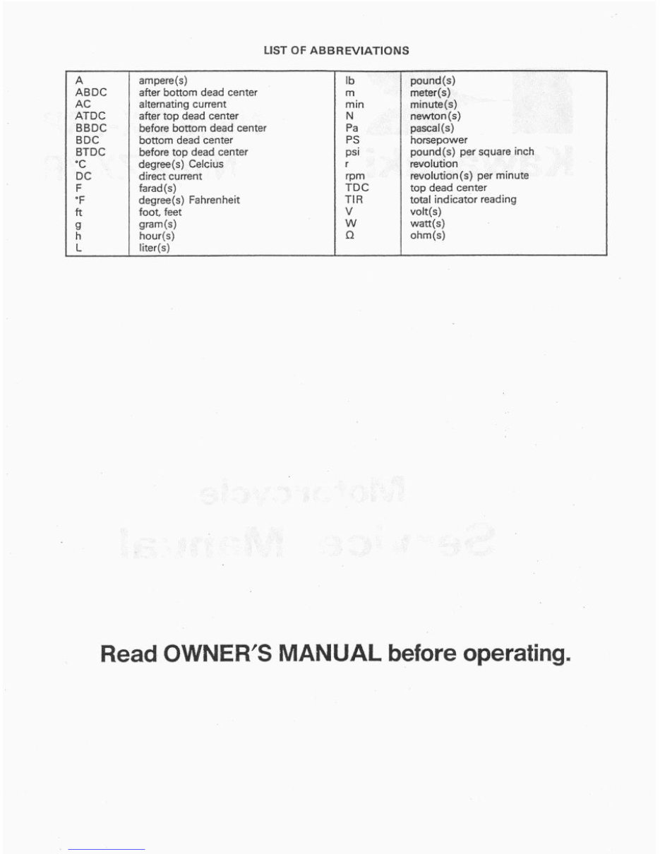 Kawasaki ZX7R ZX750 ZXR750 1989-1996 Repair Service Manual preview img 2