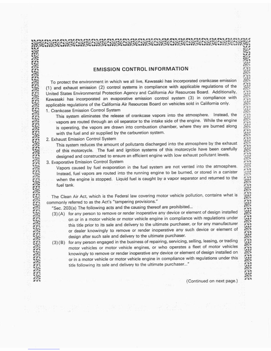 Kawasaki ZX7R ZX750 ZXR750 1989-1996 Repair Service Manual preview img 5