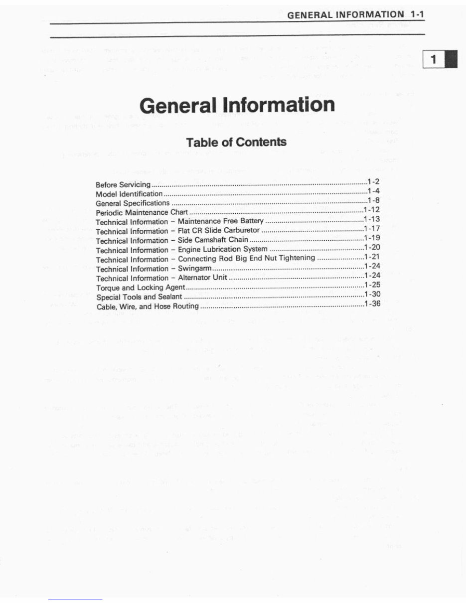 Kawasaki ZX7R ZX750 ZXR750 1989-1996 Repair Service Manual preview img 9
