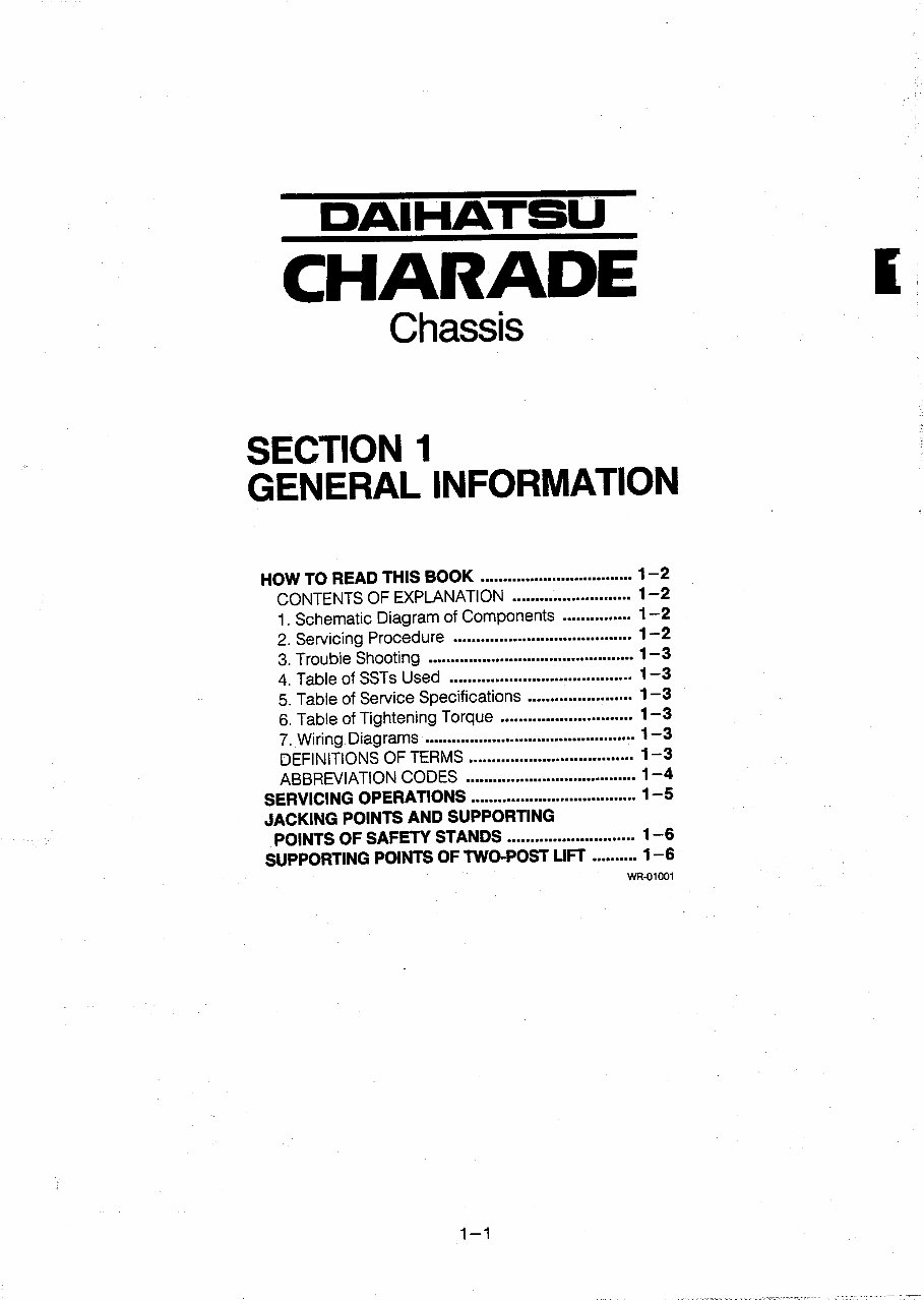 1988 Daihatsu Charade Service Repair Manual preview img 3