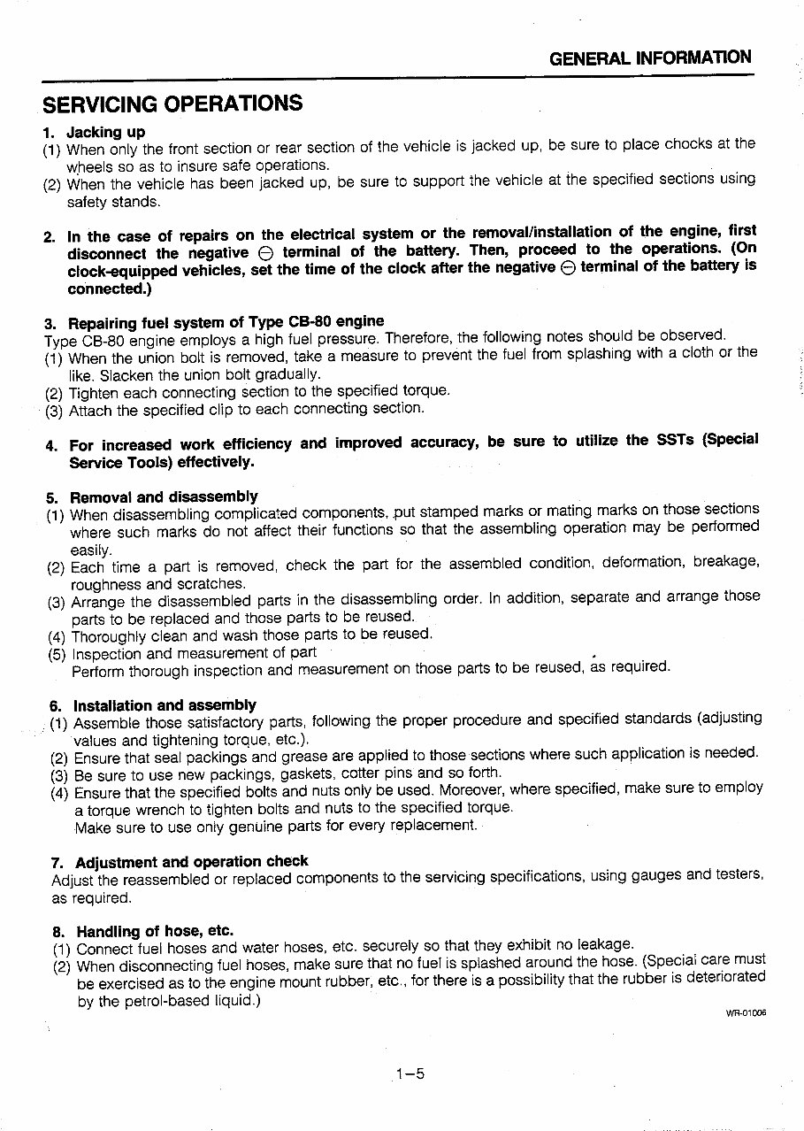 1988 Daihatsu Charade Service Repair Manual preview img 7