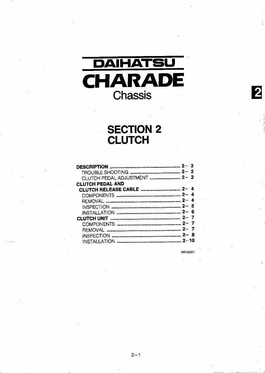 1988 Daihatsu Charade Service Repair Manual preview img 9