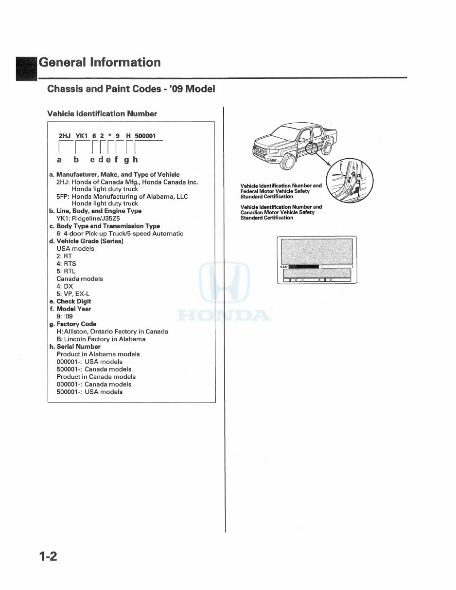 2009 Honda Ridgeline Service & Repair Manual preview img 4