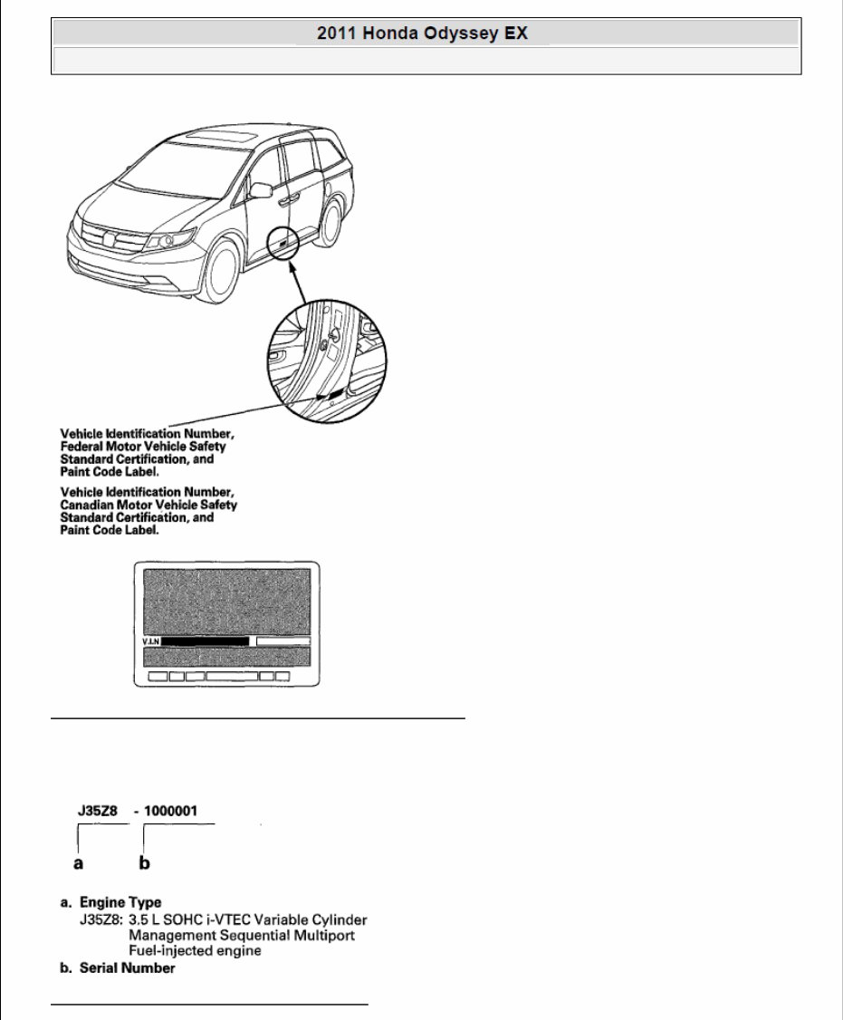 2010 Honda Odyssey Repair Manual preview img 3