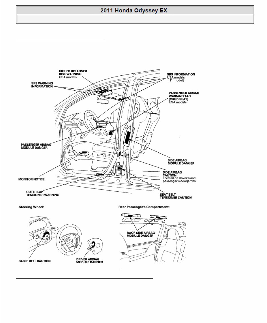 2010 Honda Odyssey Repair Manual preview img 8
