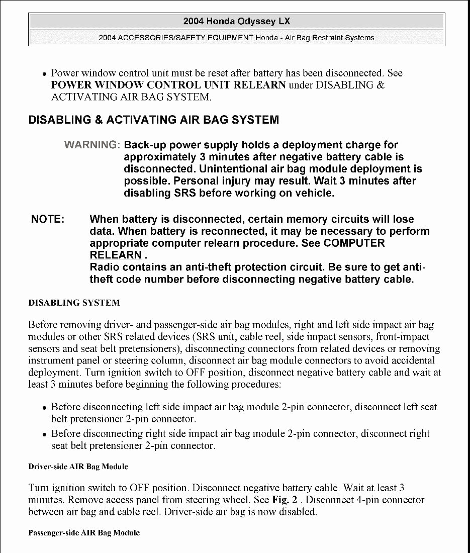 2008 Honda Element Service & Repair Manual preview img 4