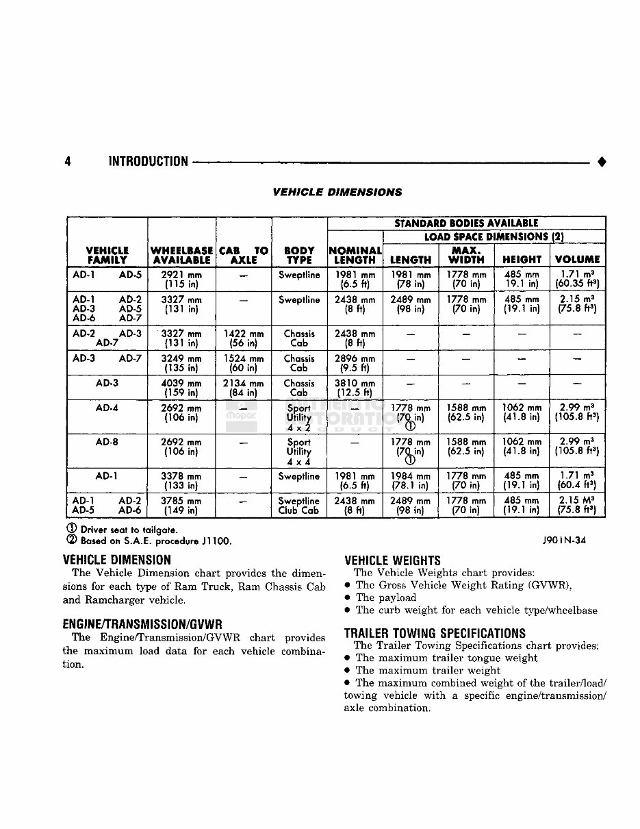 1990 Dodge W350 Service & Repair Manual preview img 9