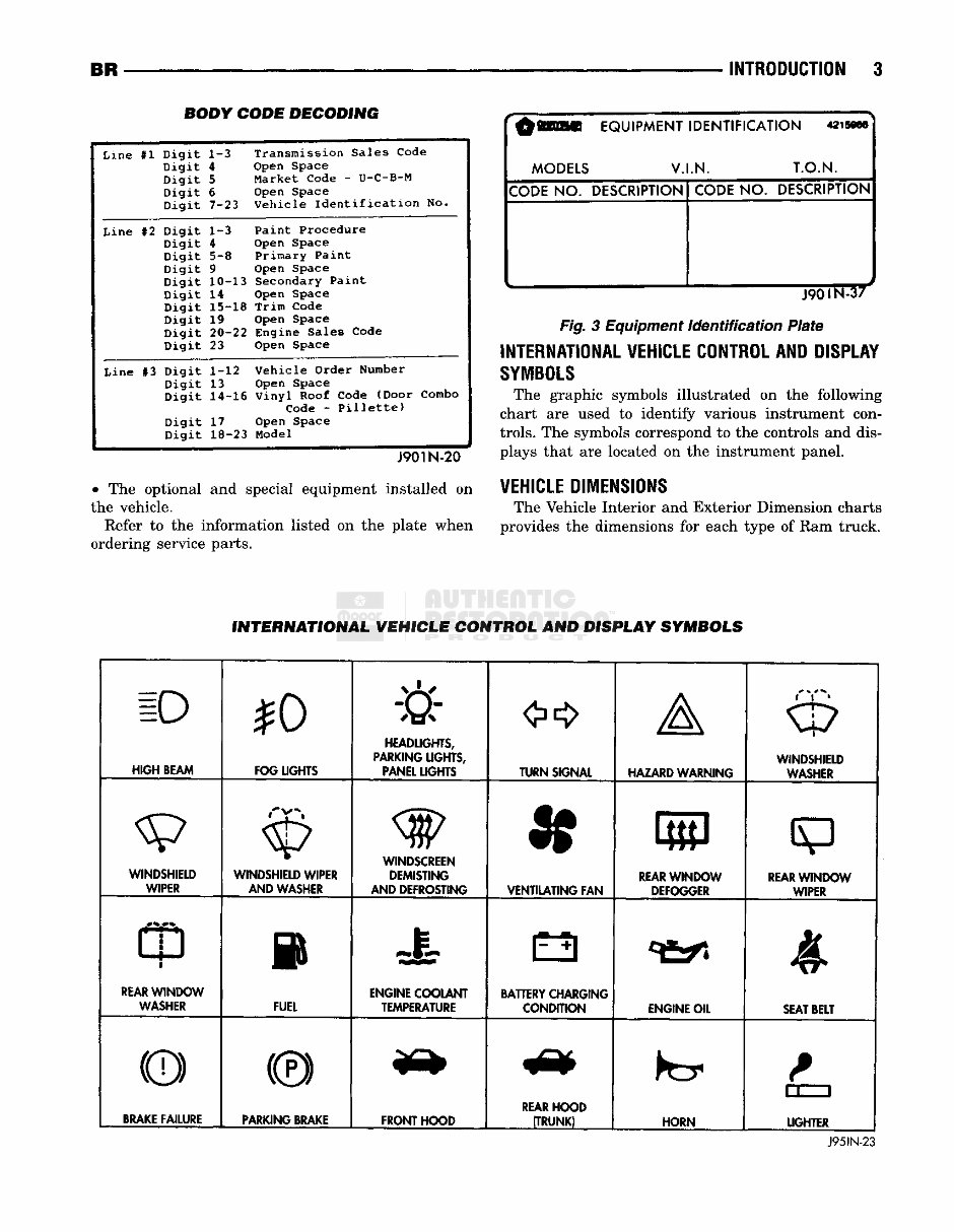 1995 DODGE RAM Service and Repair Manual preview img 8