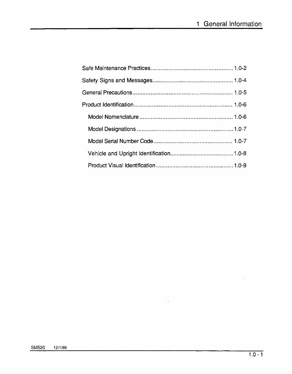 GCS GPS Standard Forklift Service Repair Workshop Manual preview img 5