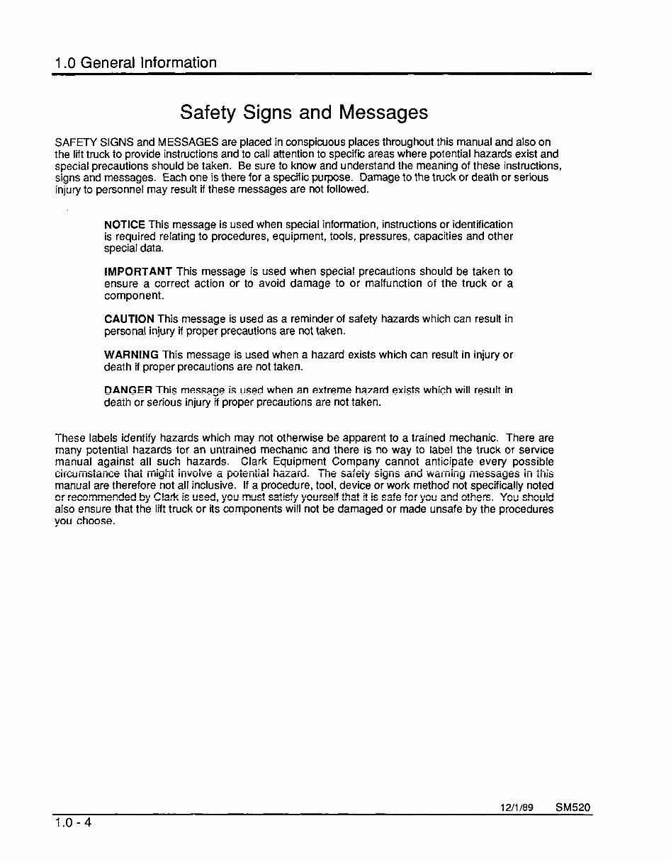 GCS GPS Standard Forklift Service Repair Workshop Manual preview img 8