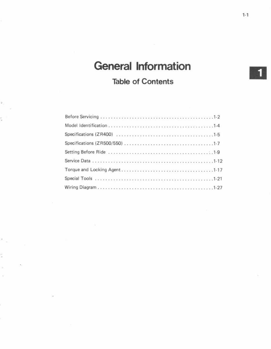 Kawasaki GPZ 400-550 & Z 400 F-FII - Z 500-550 F 1983-1985 preview img 8