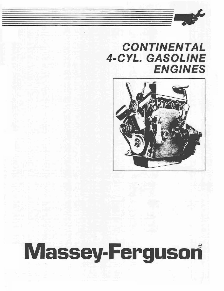 Massey Ferguson 4 cylinder Continental Gas Engines Manual preview img 2