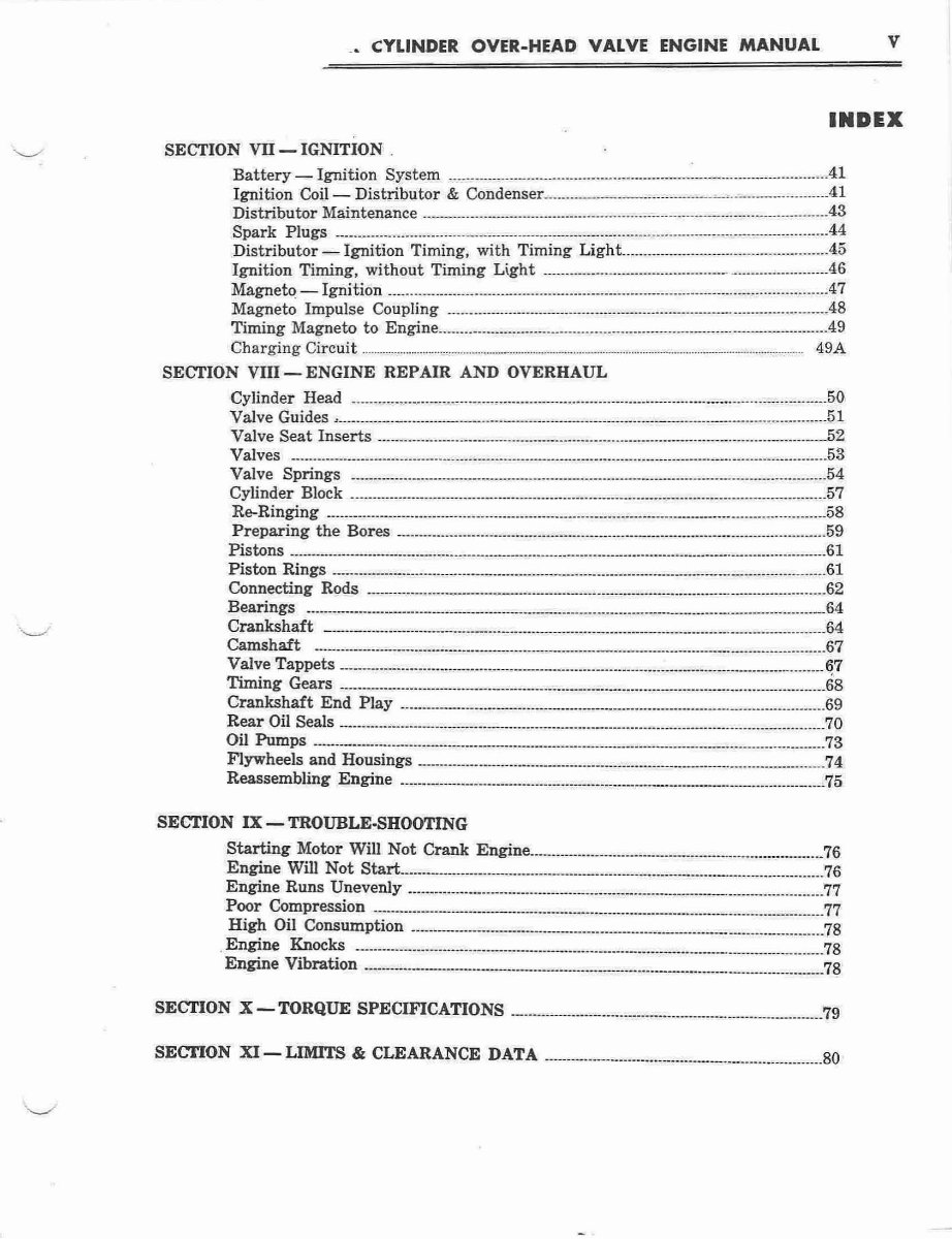 Massey Ferguson 4 cylinder Continental Gas Engines Manual preview img 6