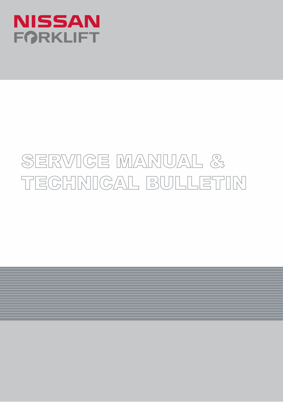 Nissan Forklift Internal Combustion F04 Series Service Repair Workshop Manual (Engine Gas / LPG TB45, Engine Gas / LPG preview img 1