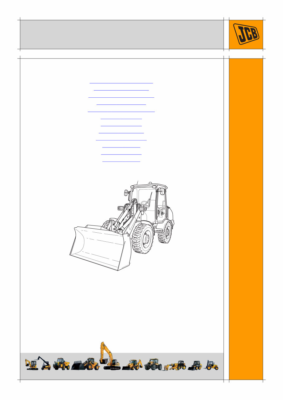 JCB 406 Wheel Loader Service & Repair Manual preview img 1