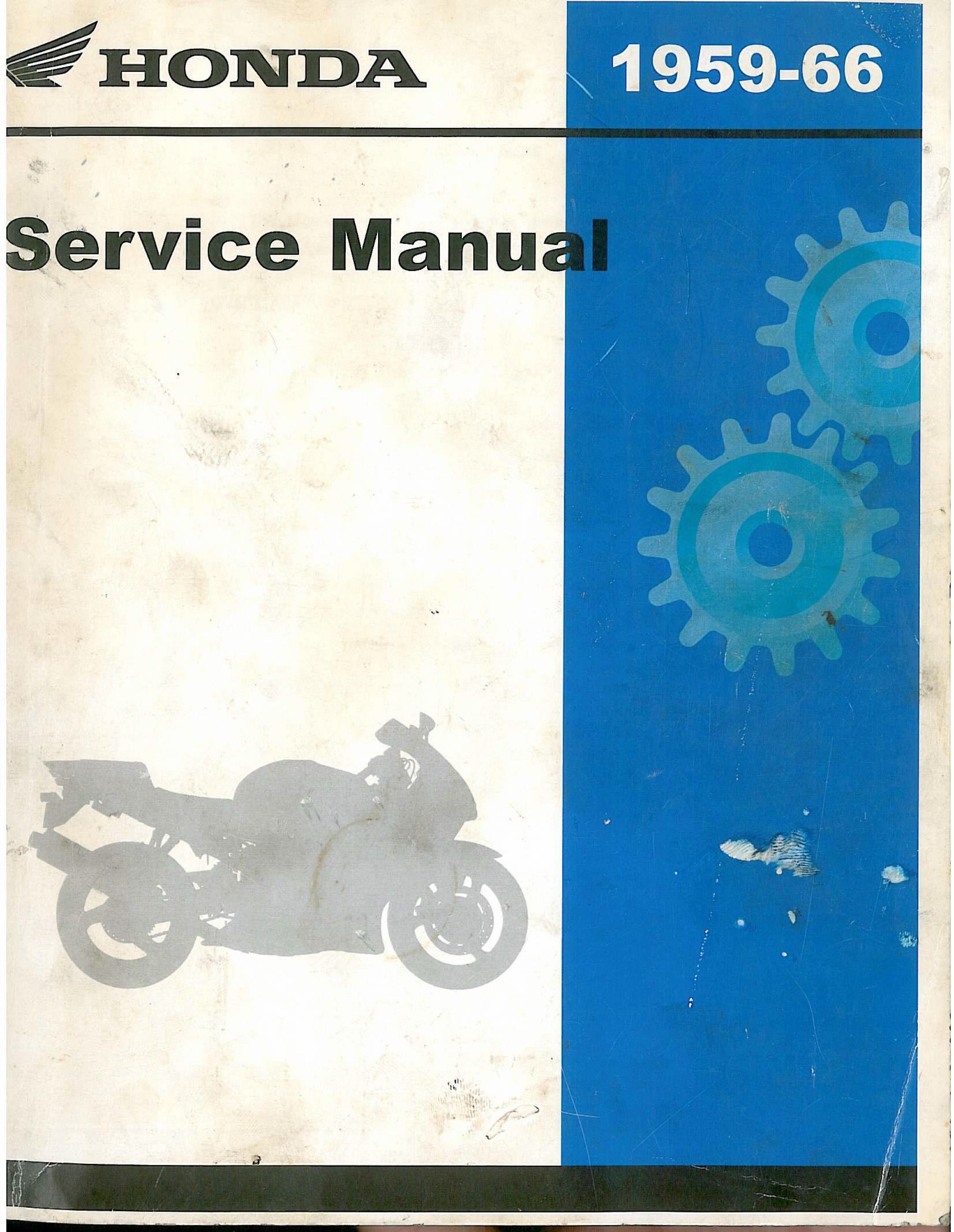 CA95 1959-1966 Service Manual preview img 1