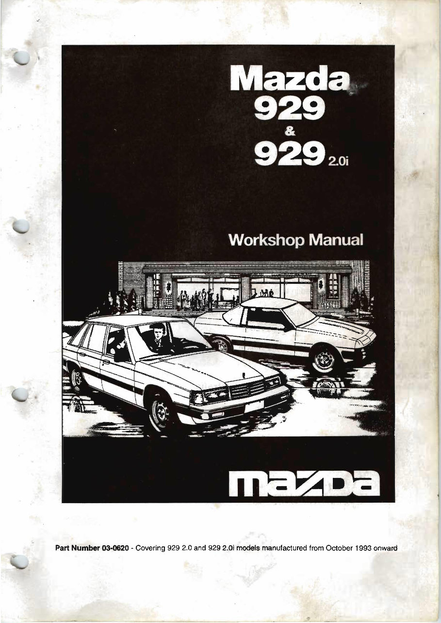 1983-1986 Mazda 929 Service & Repair Manual preview img 1