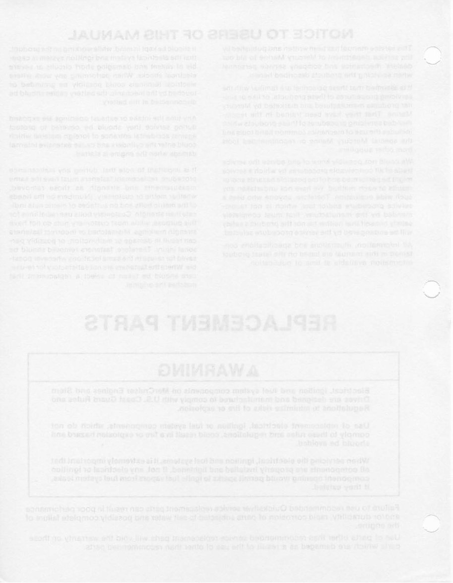 Mercury Mercruiser #4 MCM 120-260 Workshop Repair manual preview img 6