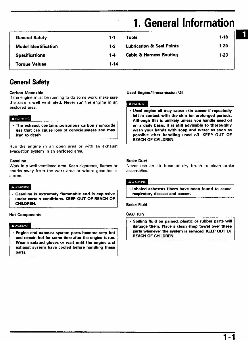 1990-1992 Honda CBR1000F Service & Repair Manual preview img 5