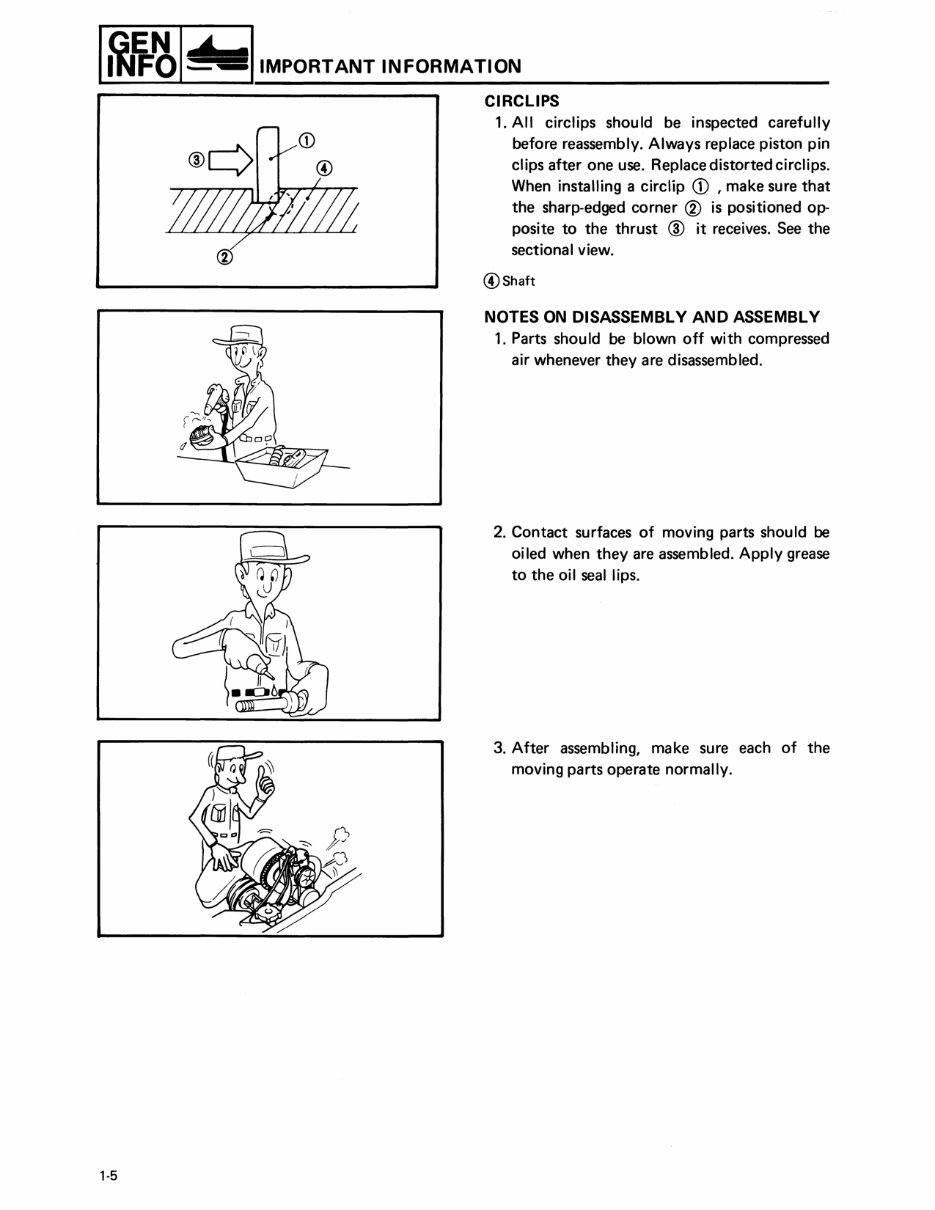1988-1989 Yamaha Enticer 340/400 Snowmobile Service & Repair Manual preview img 8
