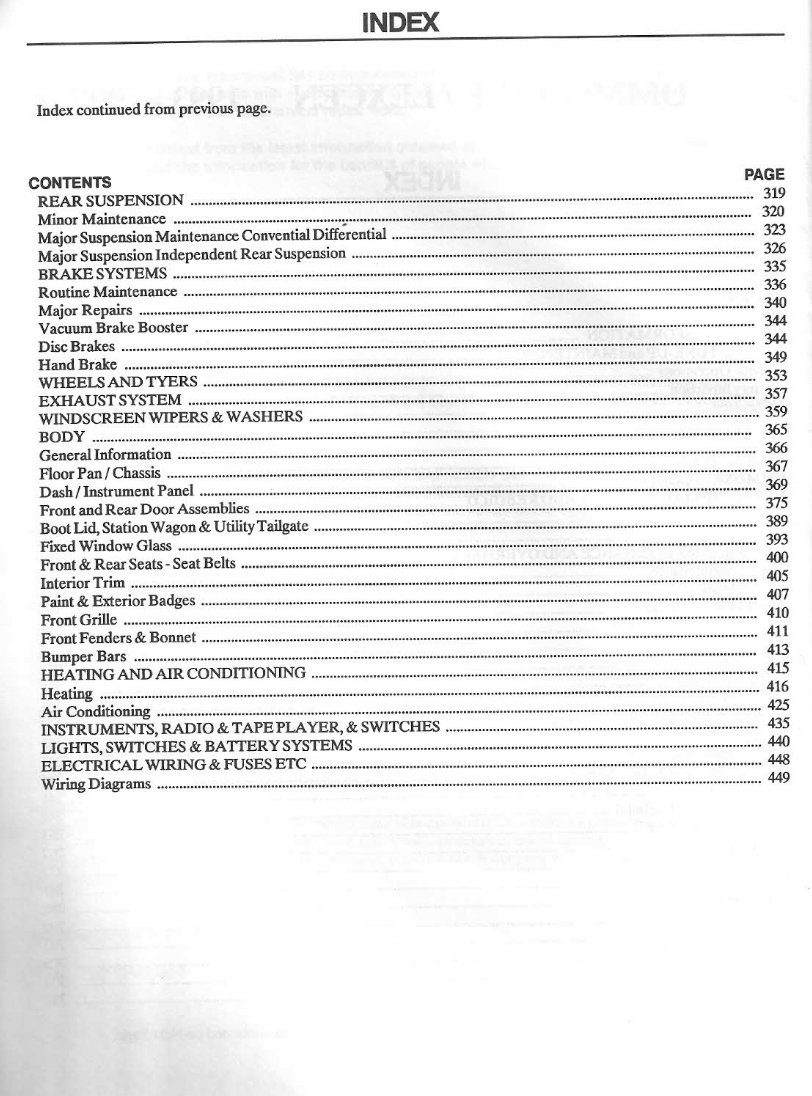 1993-1997 Holden Commodore / Lexcen VR & VS Series Service & Repair Manual preview img 2