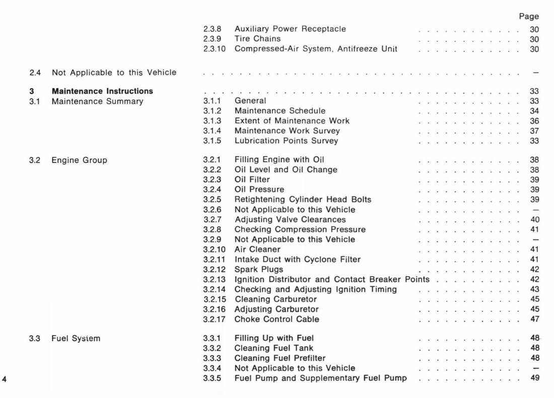 1955-1980 Mercedes-Benz Unimog 404, 404.1 Service & Repair Manual preview img 5