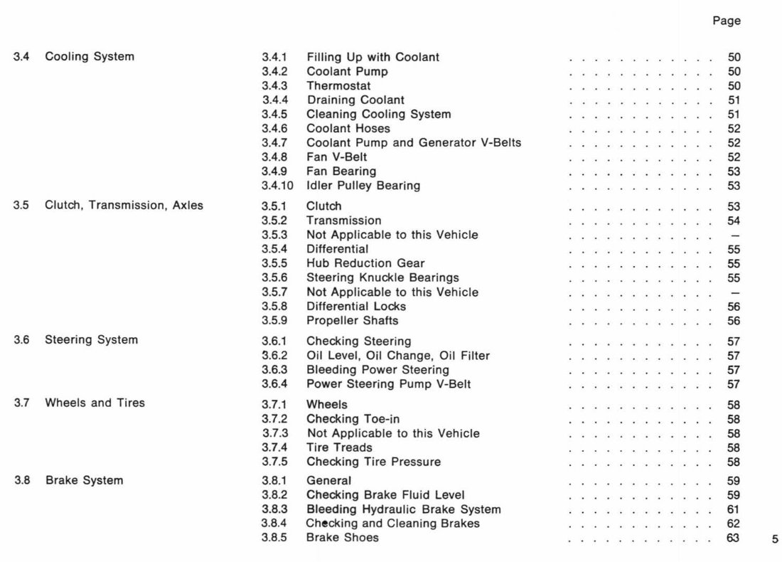 1955-1980 Mercedes-Benz Unimog 404, 404.1 Service & Repair Manual preview img 6