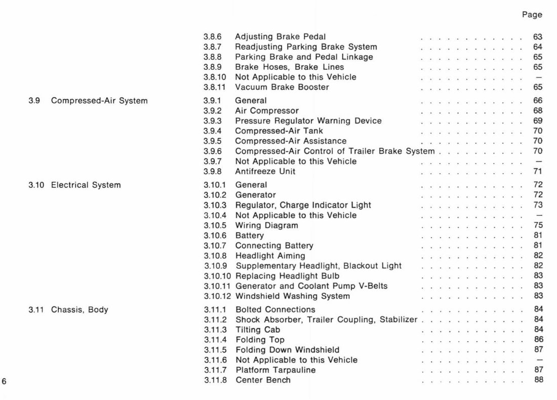 1955-1980 Mercedes-Benz Unimog 404, 404.1 Service & Repair Manual preview img 7