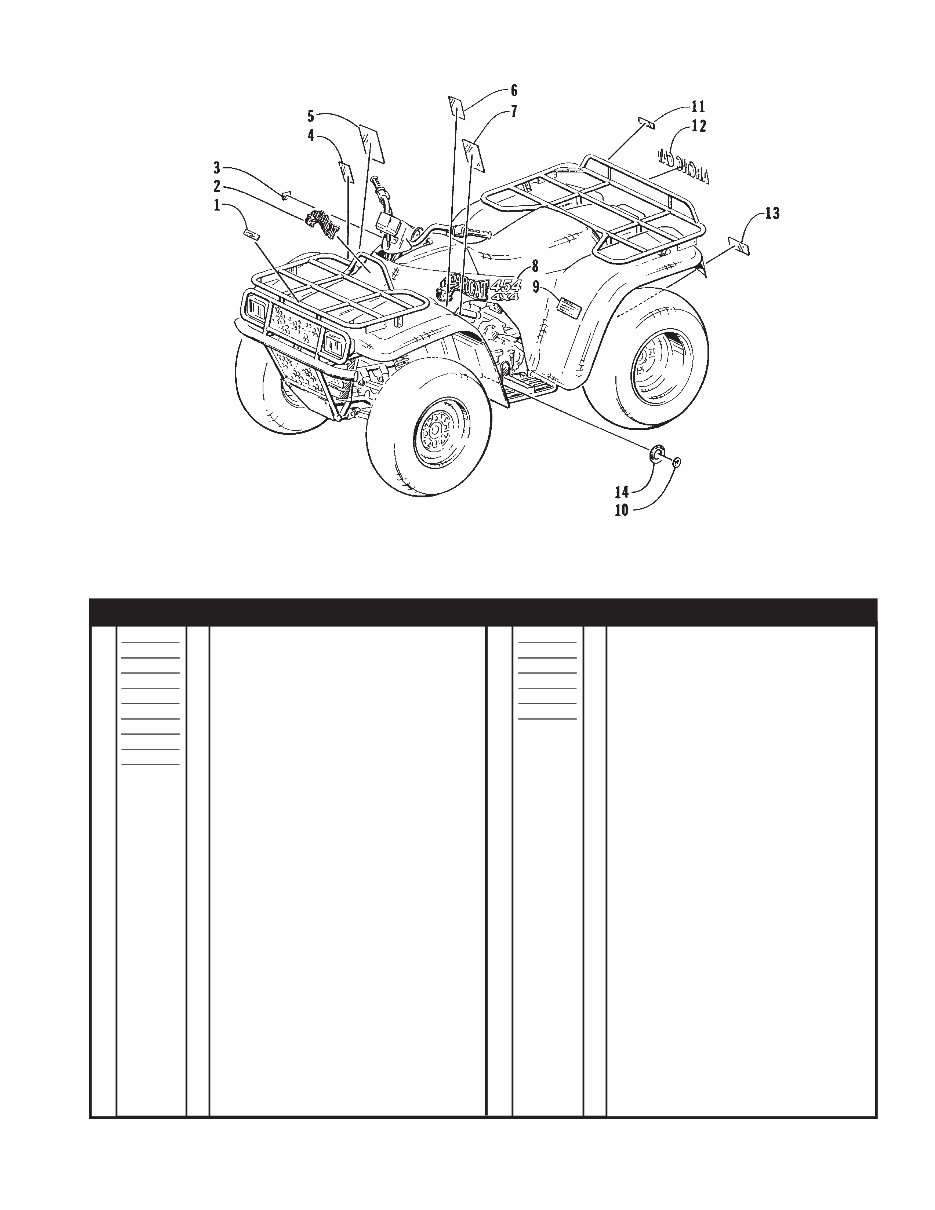 1996 Arctic Cat Bearcat 454 4X4 ATV Parts Catalog preview img 4