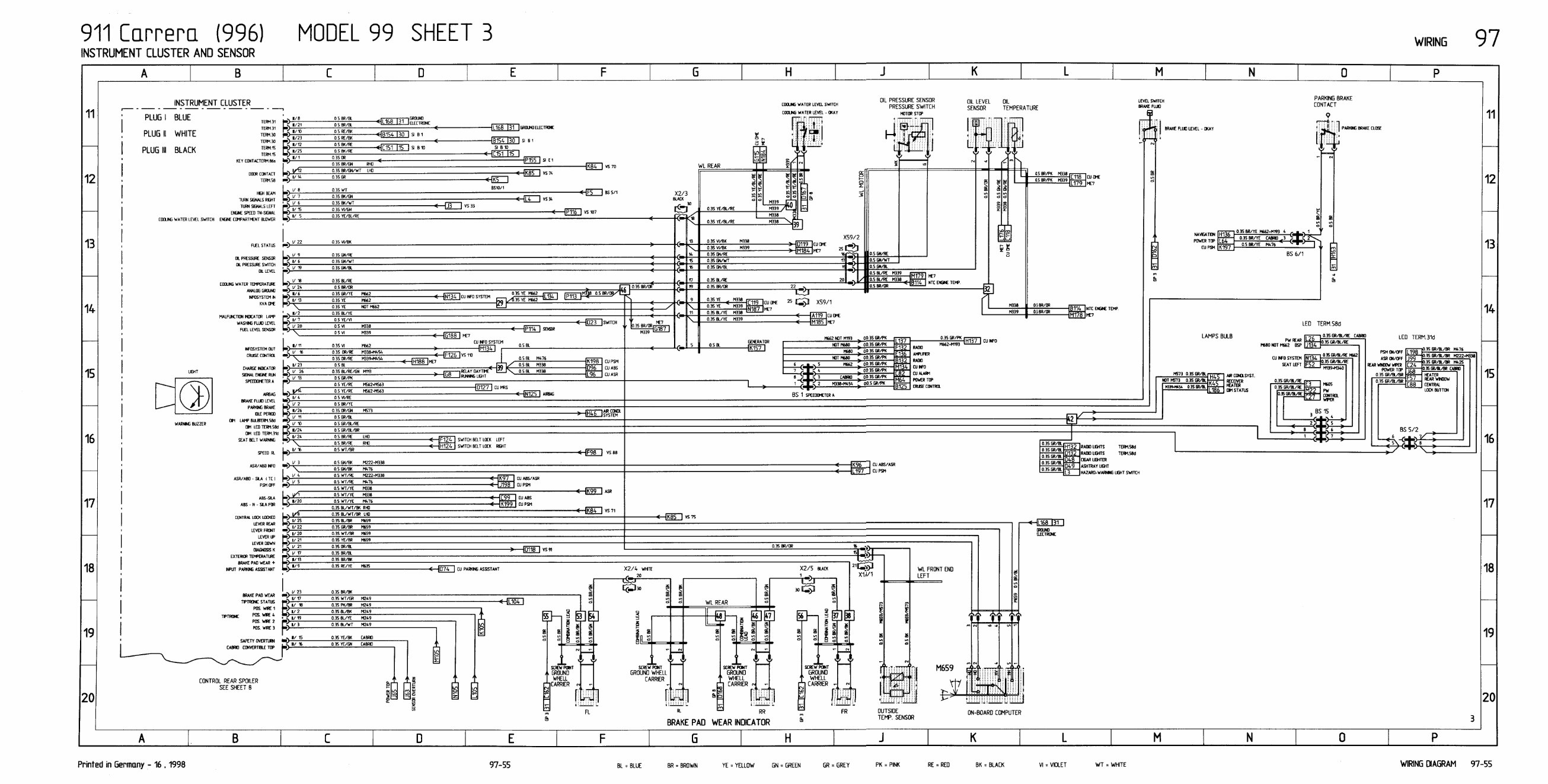 1999-2000 Porsche 996 Electrical Wiring Diagram Manual preview img 6
