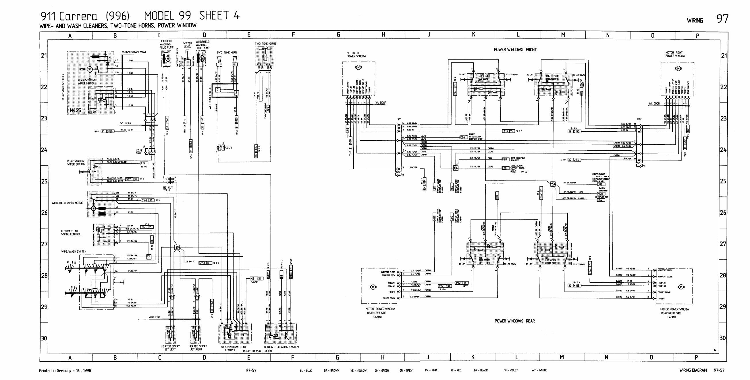 1999-2000 Porsche 996 Electrical Wiring Diagram Manual preview img 7