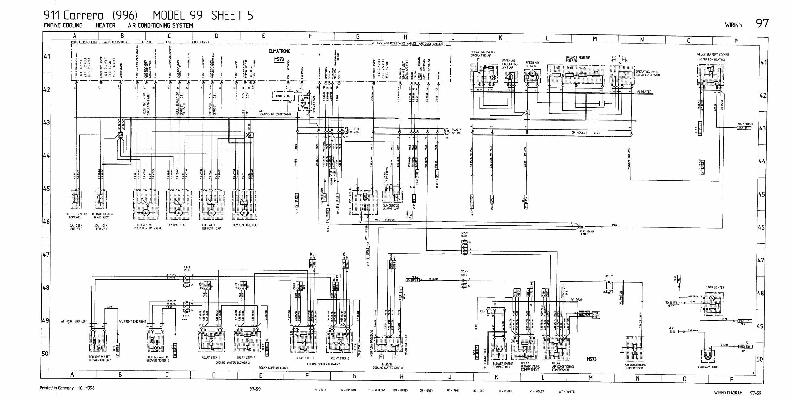 1999-2000 Porsche 996 Electrical Wiring Diagram Manual preview img 8
