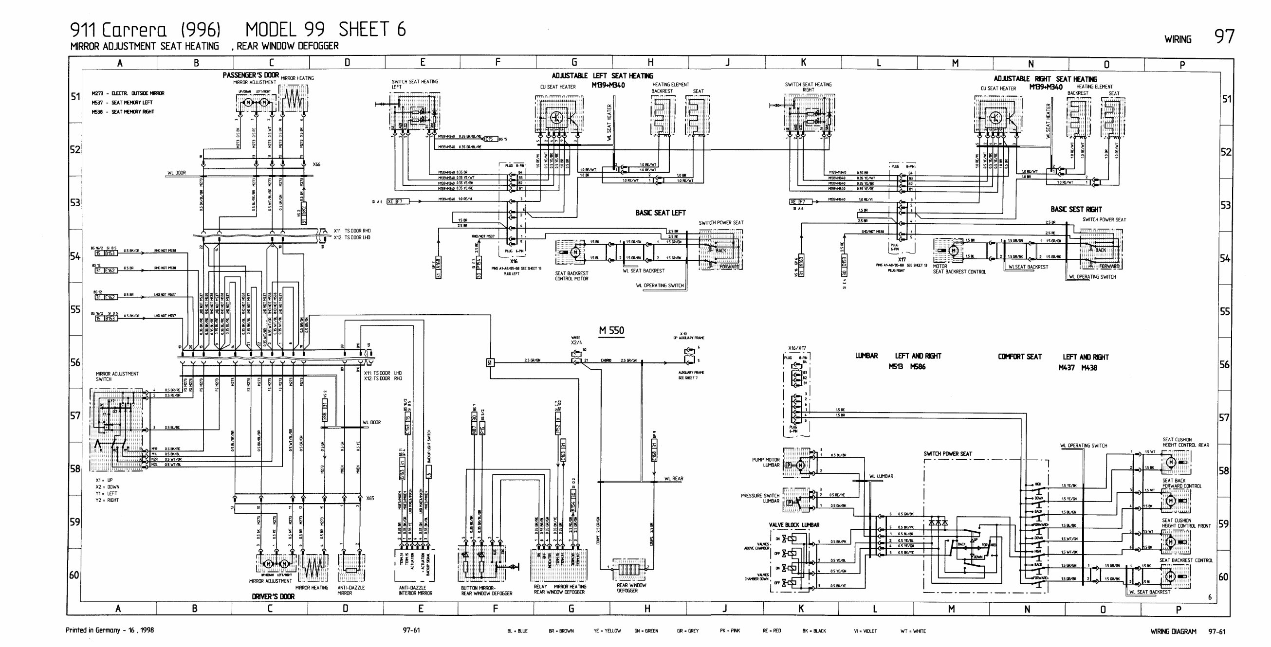 1999-2000 Porsche 996 Electrical Wiring Diagram Manual preview img 9