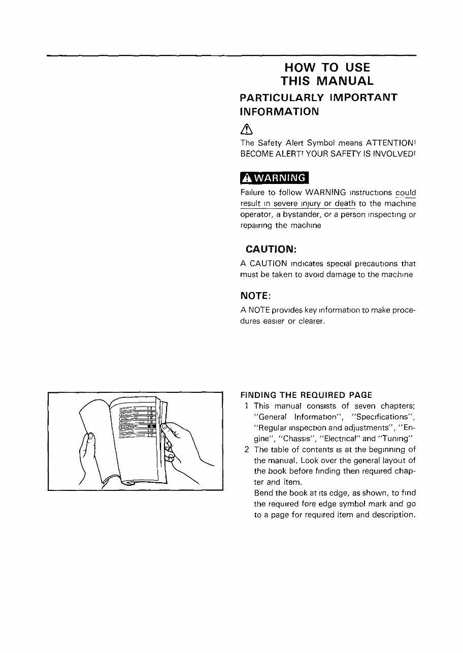 1992 YAMAHA YZ250 2-STROKE DIRT Bike Factory Service & Work Shop Manual preview img 6