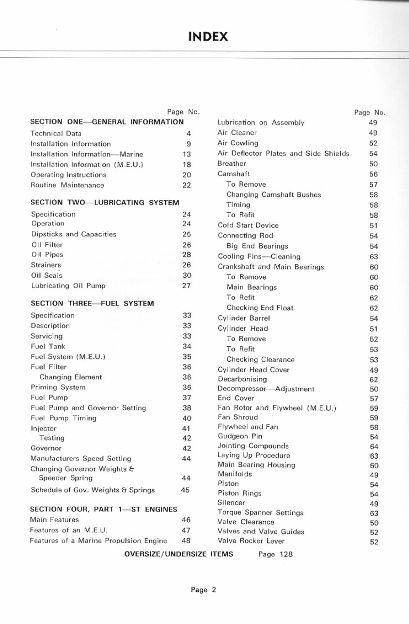 Lister ST1 ST2 STW2 STW3 STW2M STW3M Engines Complete Workshop Service Repair Manual preview img 8