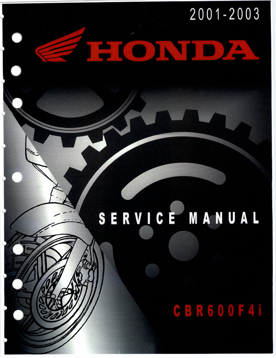 2001-2003 Honda CBR 600 F4i Service & Repair Manual preview img 1