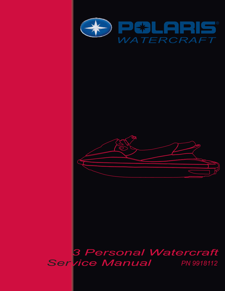 2003 Polaris Freedom/Virage/Genesis Watercraft OEM Service & Repair Manual preview img 1