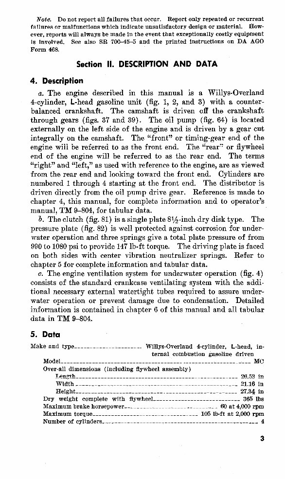 1951 Willys Jeep L134 Service & Repair Manual preview img 5