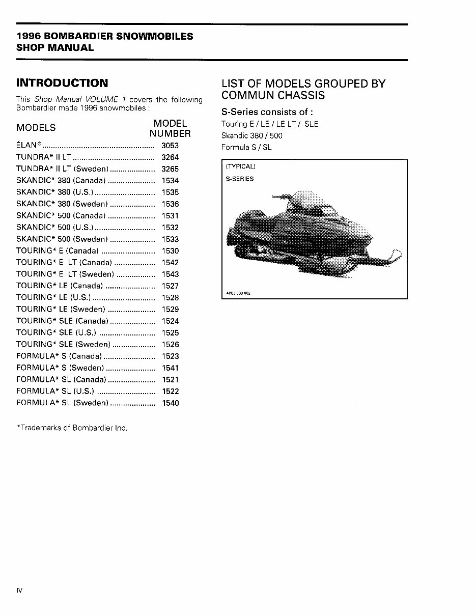 1996 Ski-Doo MXZ 583 Service & Repair Manual preview img 7