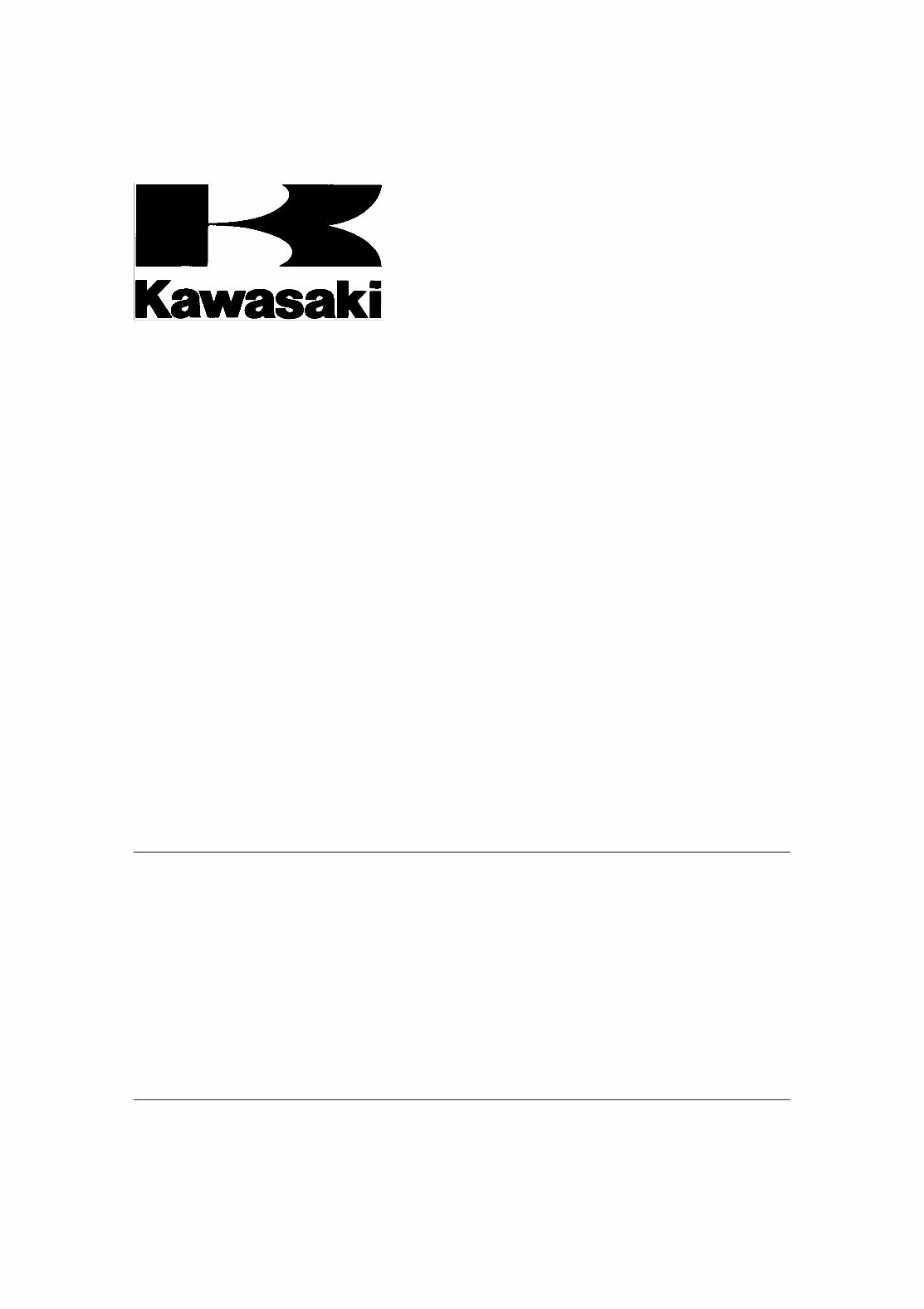 Kawasaki D-TRACKER X 2009 2010 2011 2012 Service Manual preview img 5