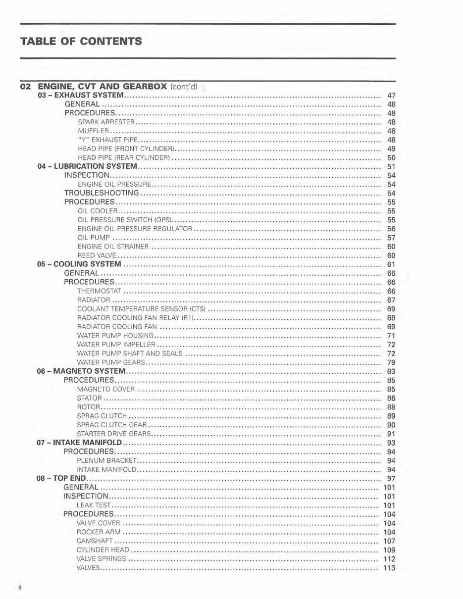 2013 Can Am Commander 800R 1000 UTV Repair Manual preview img 2