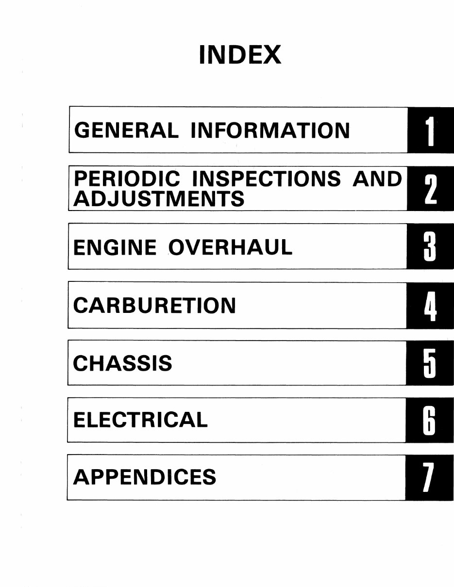 1980-1984 Yamaha XT250 Service & Repair Manual preview img 7
