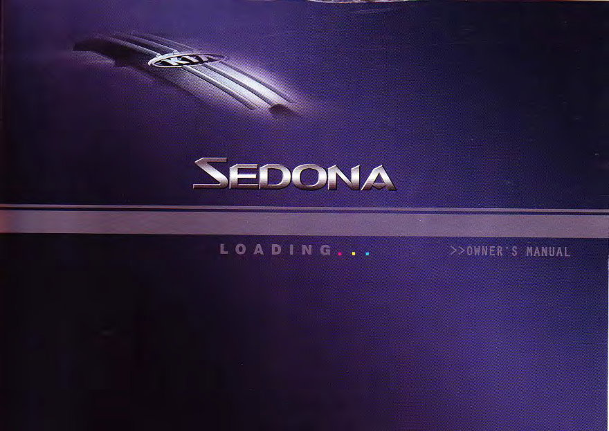 2005 KIA Sedona Owners Manual preview img 1