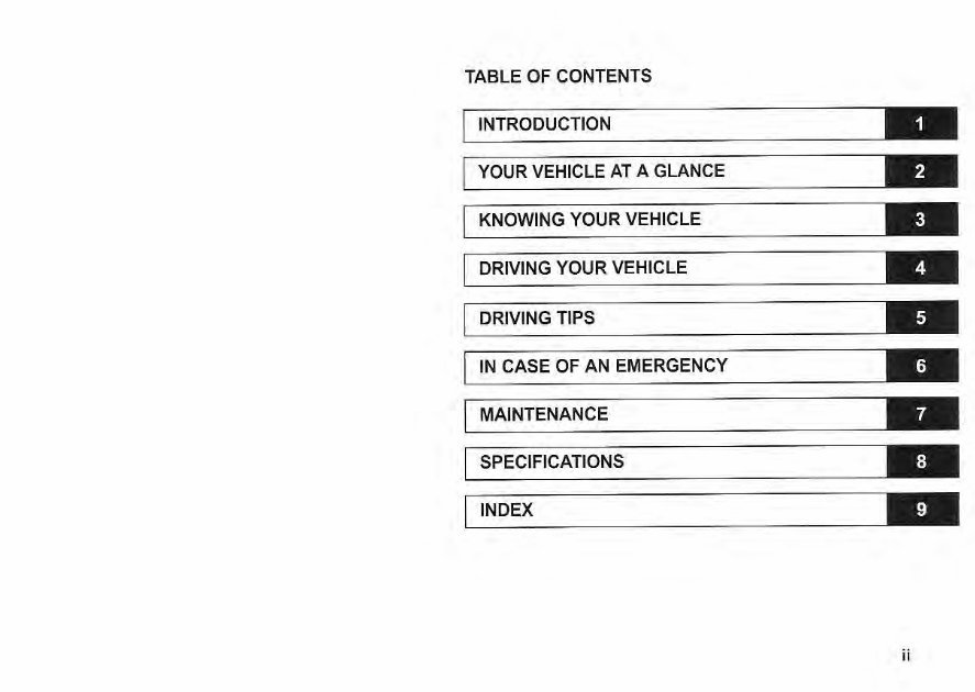 2005 KIA Sedona Owners Manual preview img 4